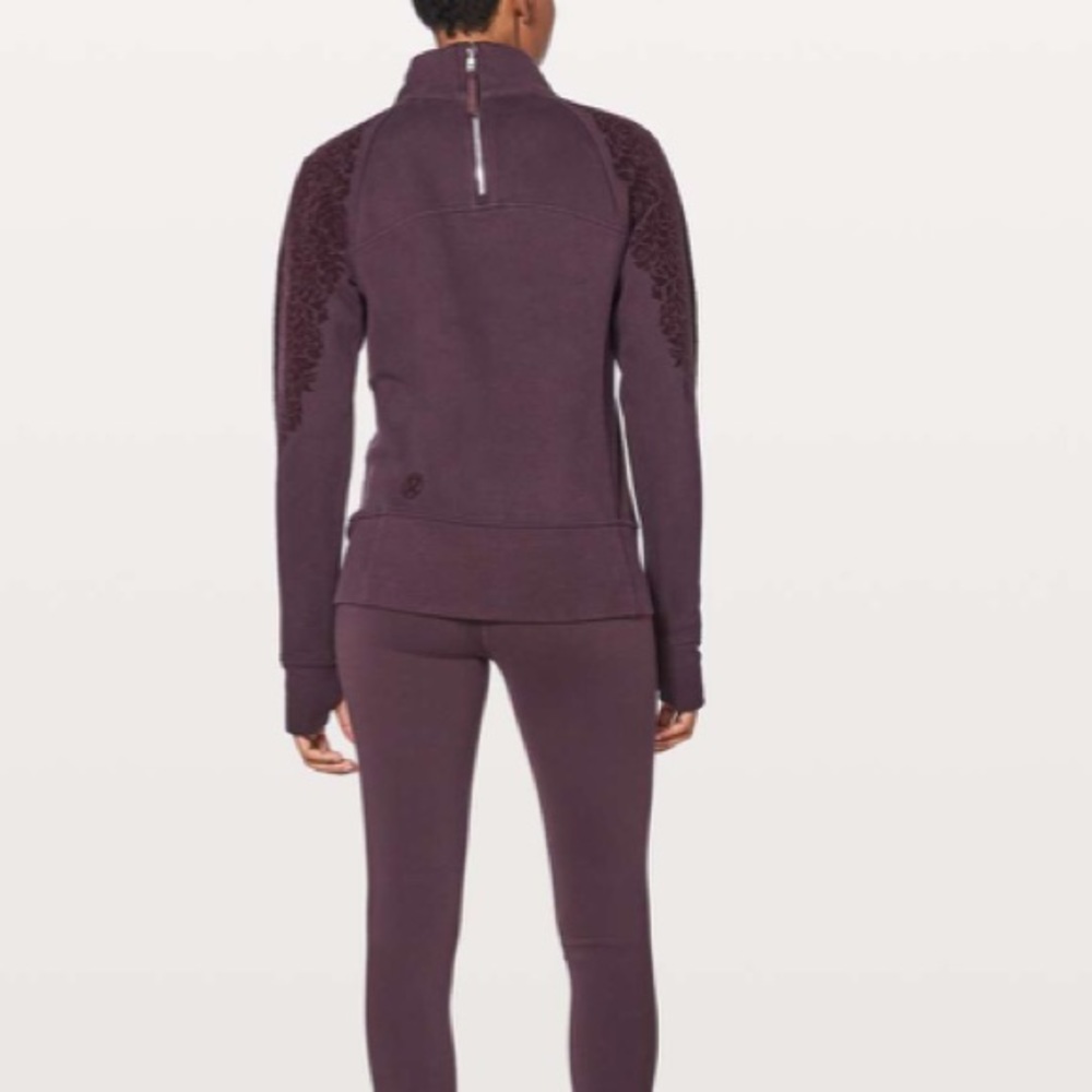 Lululemon Sweatshirt Floral Flock Pullover